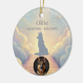 German Shepherd Rainbow Bridge Ornament (Links)