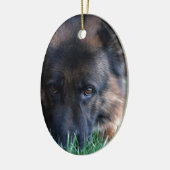 German Shepherd Randy vom Leithawald Keramisch Ornament (Links)