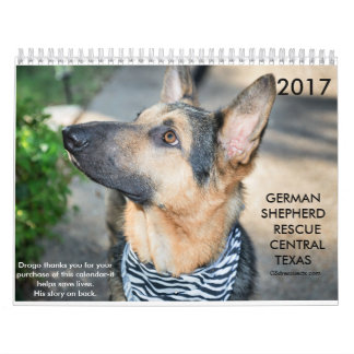 German Shepherd Rescue Central Texas 2017 kalender