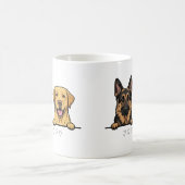 German Shepherd & Retriever Lover Pet Parent Gift Koffiemok (Center)