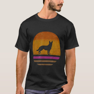 German Shepherd Retro Style T-shirt