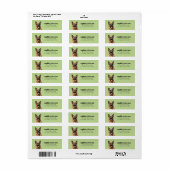 German Shepherd Return Address Label (Full Sheet)