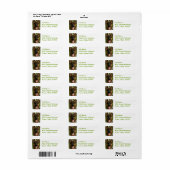 German Shepherd Return Address Label (Full Sheet)
