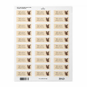German Shepherd Return Address Label (Full Sheet)