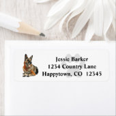 German Shepherd Return Address Label (Insitu)