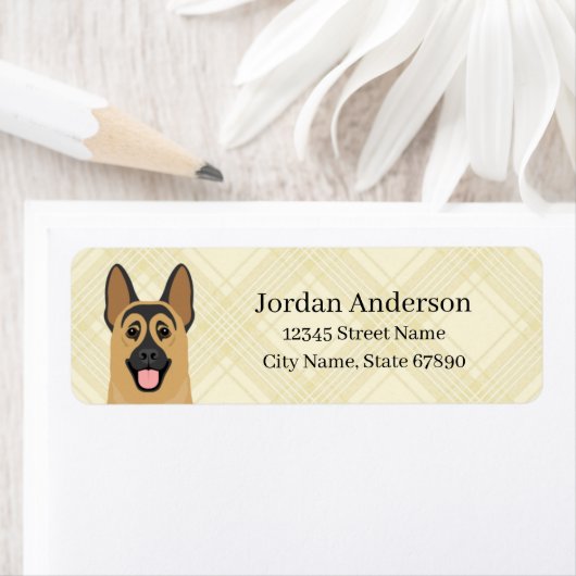 German Shepherd Return Address Labels (Insitu)