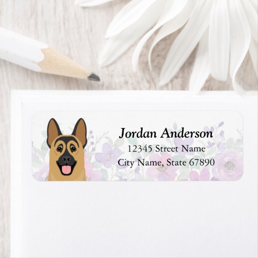 German Shepherd Return Address Labels (Insitu)
