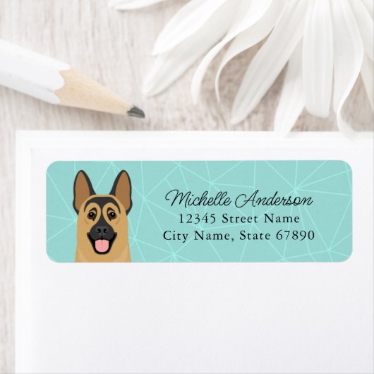 German Shepherd Return Address Labels (Insitu)