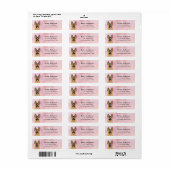 German Shepherd Return Address Labels (Full Sheet)