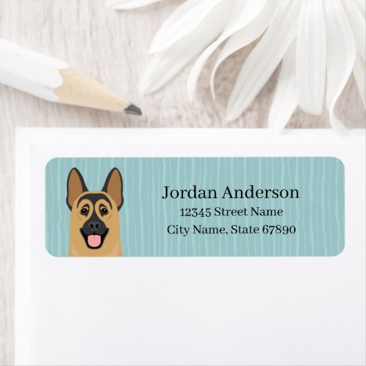German Shepherd Return Address Labels (Insitu)