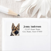 German Shepherd Return Address Labels (Insitu)