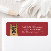 German Shepherd Return Address Labels (Insitu)