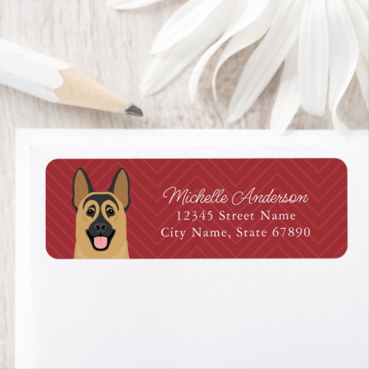 German Shepherd Return Address Labels (Insitu)