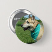 German Shepherd Ronde Button 5,7 Cm (Voorkant /achterkant)