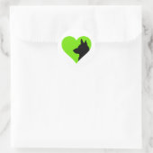 German Shepherd Ronde Sticker (Tas)