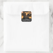 German Shepherd Ronde Sticker (Tas)