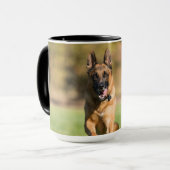 German Shepherd Running Mok (Voorkant links)