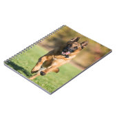German Shepherd Running Notitieboek (Linkerzijde)