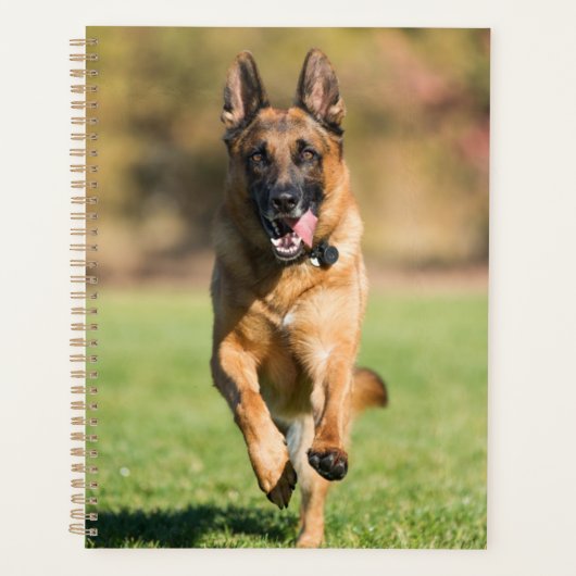 German Shepherd Running Planner (Voorkant)