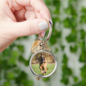 German Shepherd Running Sleutelhanger (Hand)