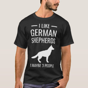 German Shepherd S Amp Misschien 3 mensen T-shirt