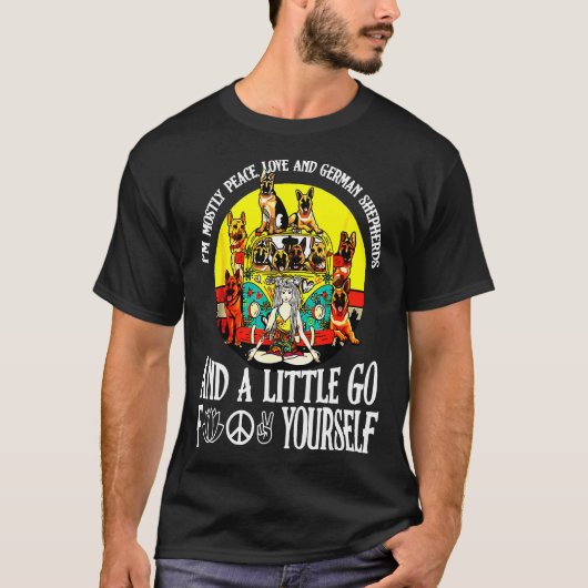 German Shepherd S Little Go Shir T-shirt (Voorkant)