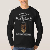 German Shepherd s  Proud Dog Dad  Shepherd T-shirt (Voorkant)