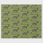 German Shepherd Sable Full Cadeaupapier (Vlak)