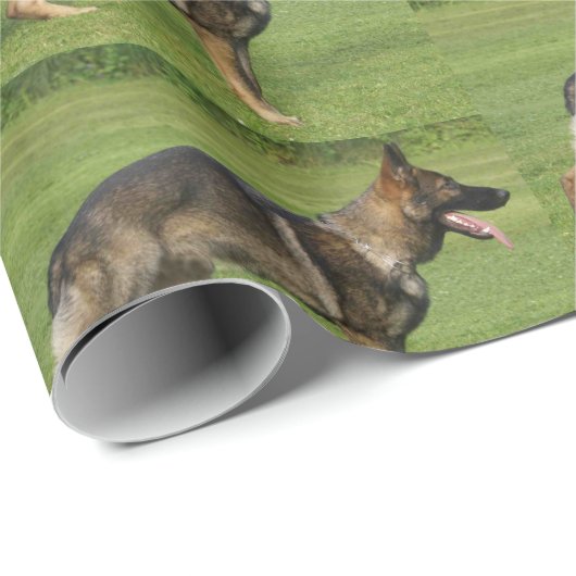 German Shepherd Sable Full Cadeaupapier (Rol Hoek)