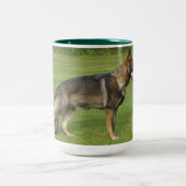 German Shepherd Sable Full Tweekleurige Koffiemok (Center)