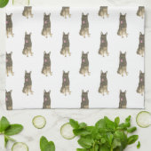 German Shepherd (Sable) Theedoek (Gevouwen)