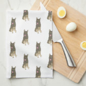 German Shepherd (Sable) Theedoek (Quarter Fold)