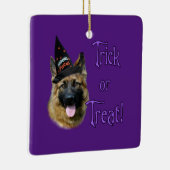 German Shepherd (sable) Trick Keramisch Ornament (Rechts)