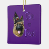 German Shepherd (sable) Trick Keramisch Ornament (Links)