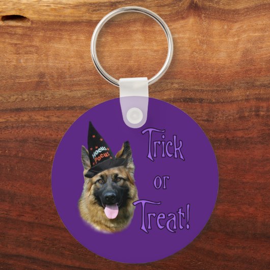 German Shepherd (sable) Trick Sleutelhanger (Achterkant)