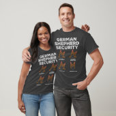 German Shepherd Security Funny K9 Pet Hondenliefhe T-shirt (Unisex)