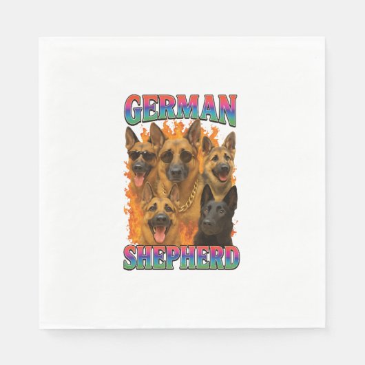 German Shepherd Servet (Voorkant)