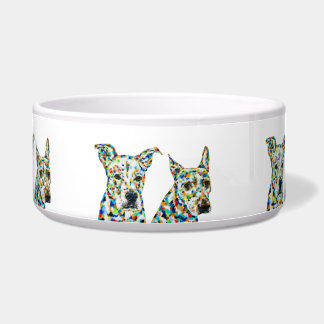 German Shepherd Shar pei & Pitbull Labrador Bowl Voerbakje