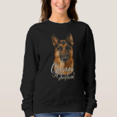 German Shepherd Sharp Dog Dogs Trui (Voorkant)