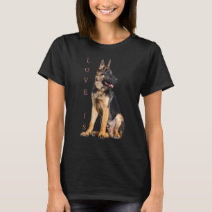 German Shepherd Shepard Dog Mam Dad Love Pet 1 T-shirt