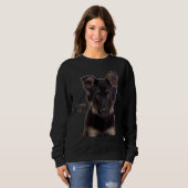 German Shepherd Shepard Dog Mam Dad Love Pet 5 Trui (Voorkant volledig)