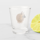 German Shepherd Shot Glas (Achterkant)