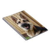 German Shepherd Sitting Notitieboek (Rechterzijde)
