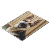 German Shepherd Sitting Notitieboek (Linkerzijde)