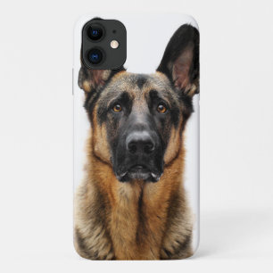 German Shepherd Sitting up Case-Mate iPhone Case