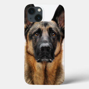 German Shepherd Sitting up Case-Mate iPhone Case