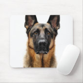 German Shepherd Sitting up Muismat (Met muis)