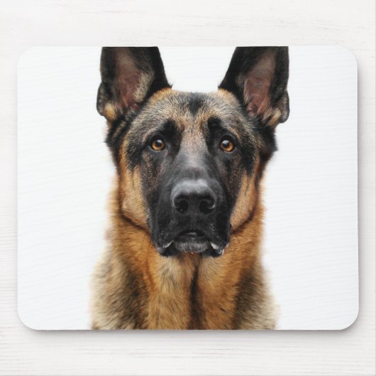 German Shepherd Sitting up Muismat (Voorkant)