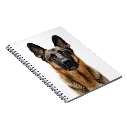 German Shepherd Sitting up Notitieboek (Rechterzijde)