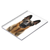 German Shepherd Sitting up Notitieboek (Linkerzijde)